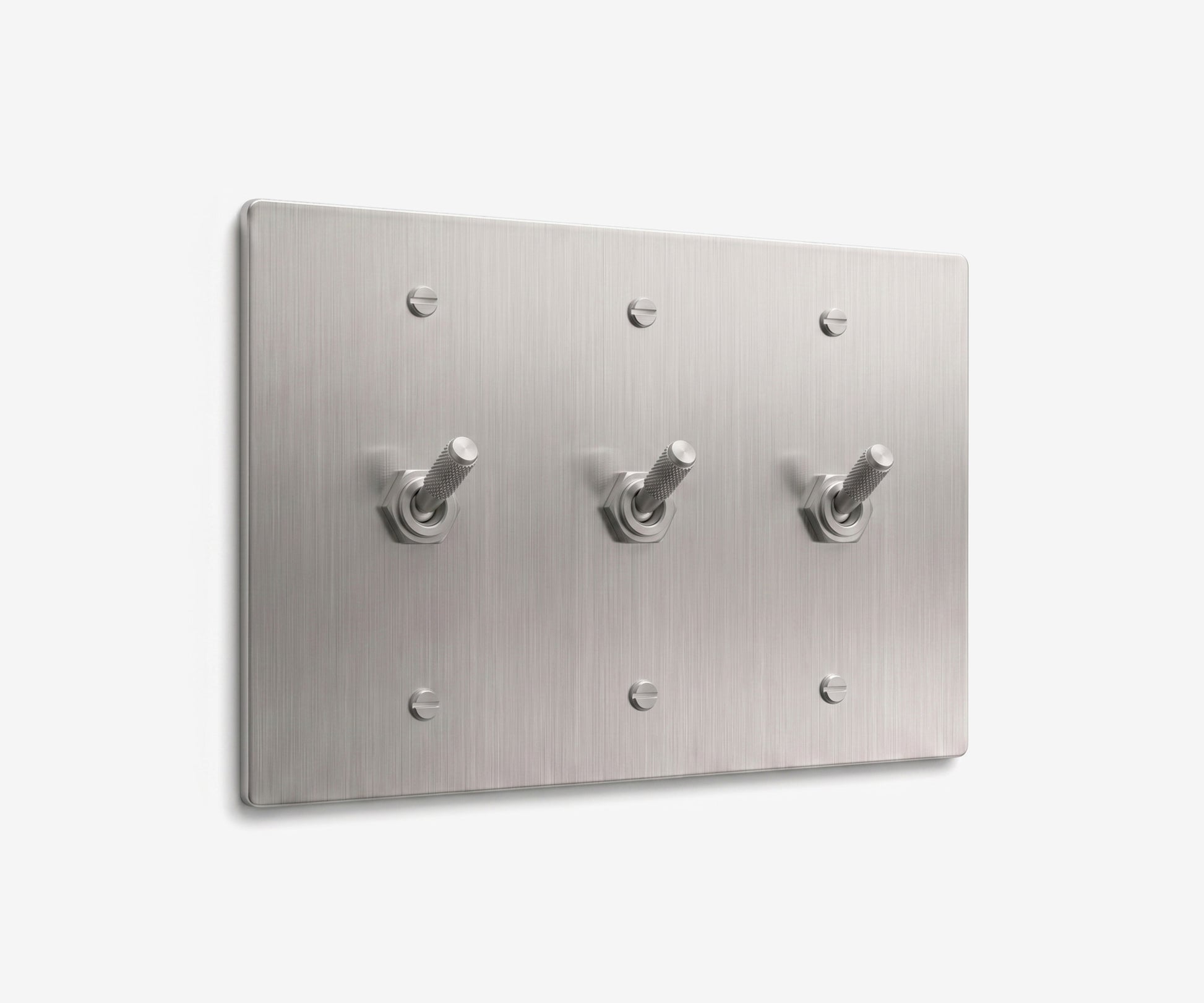 Stainless Steel Switch Plate - 3 Gang