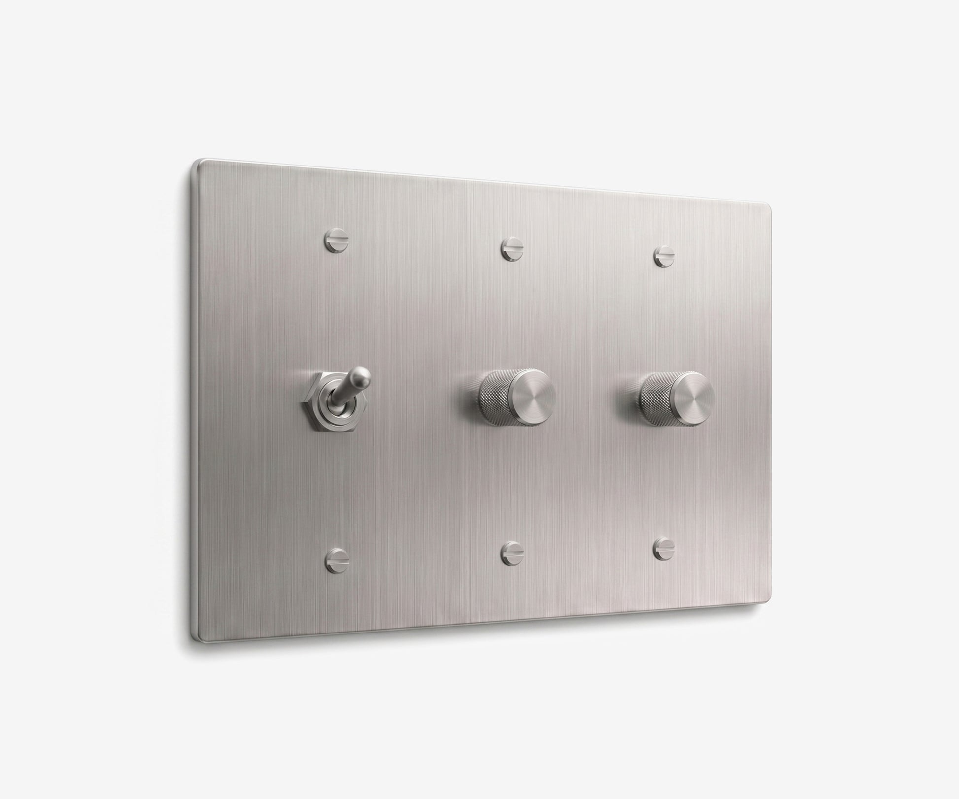 Stainless Steel Switch Plate - 3 Gang