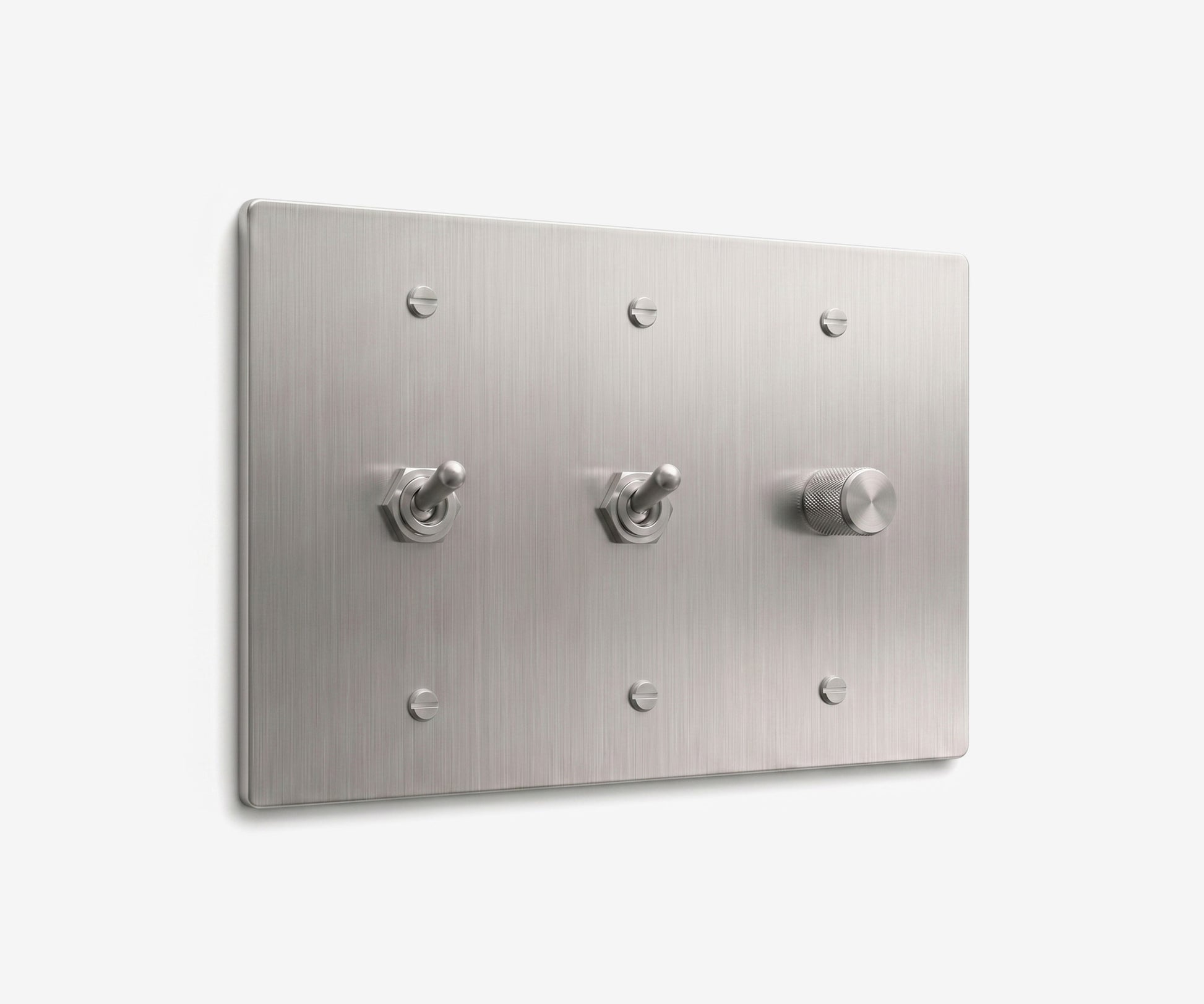 Stainless Steel Switch Plate - 3 Gang