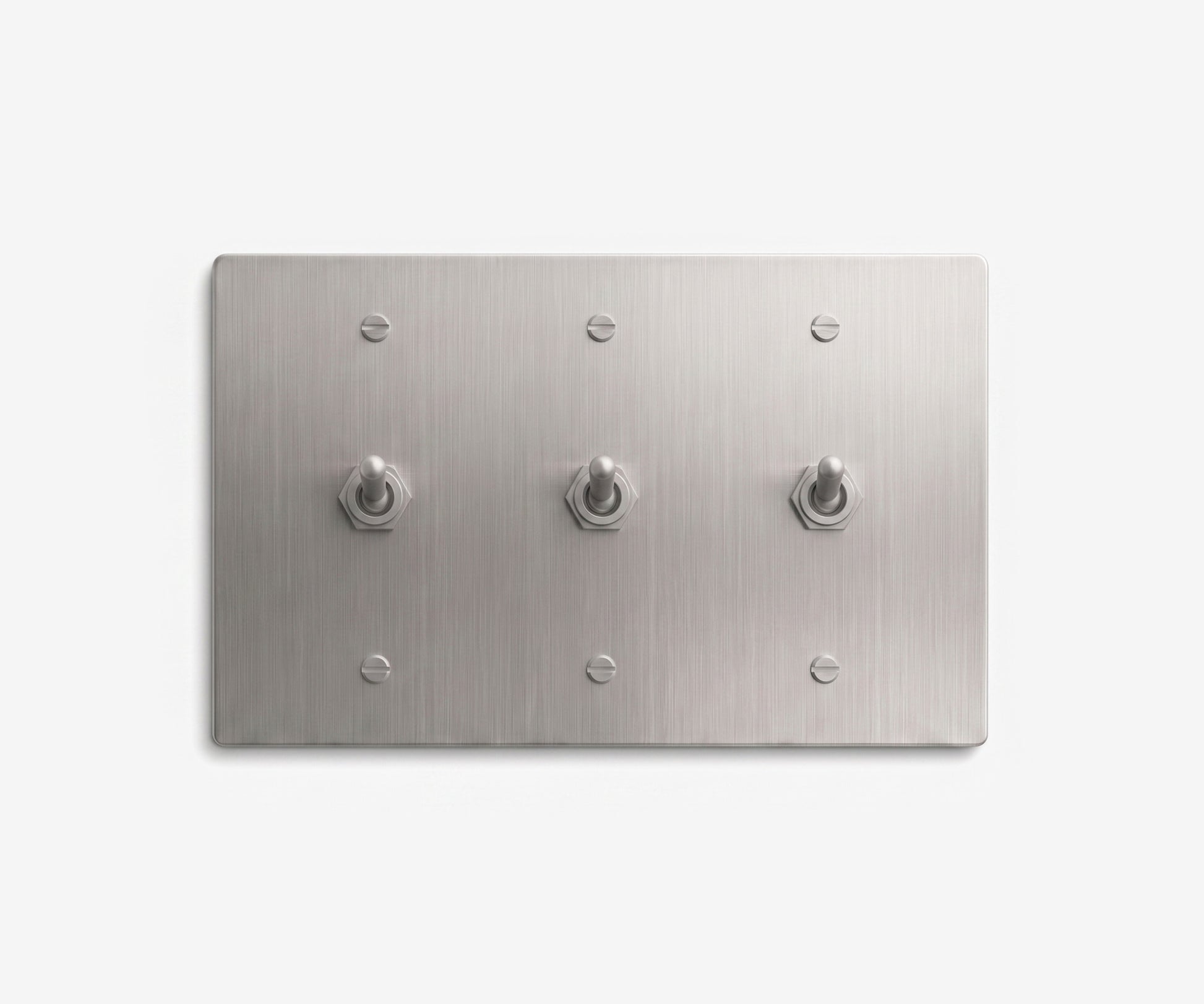 Stainless Steel Switch Plate - 3 Gang