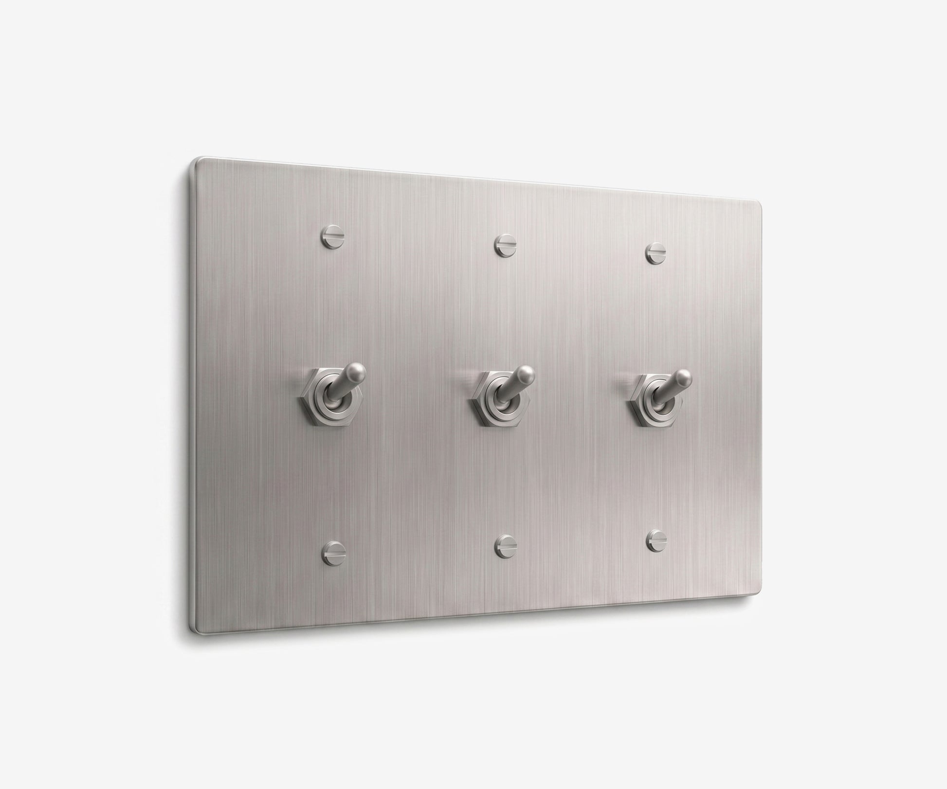 Stainless Steel Switch Plate - 3 Gang