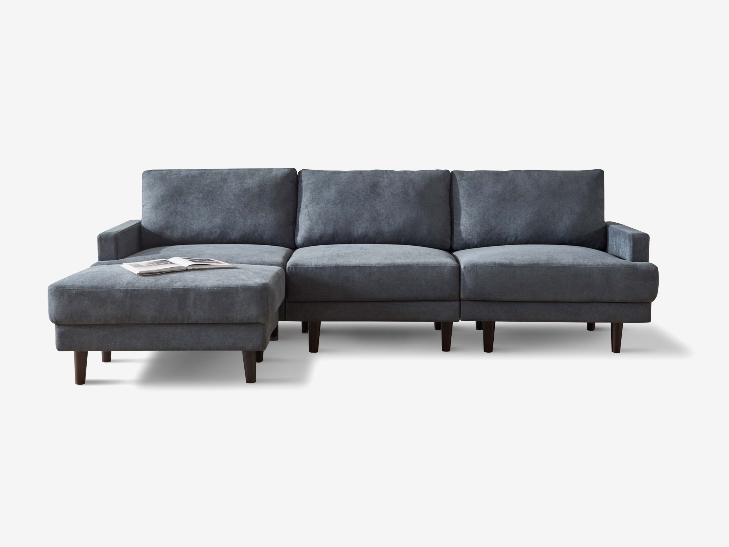 Mid Century Dark Living Room - The Essential 