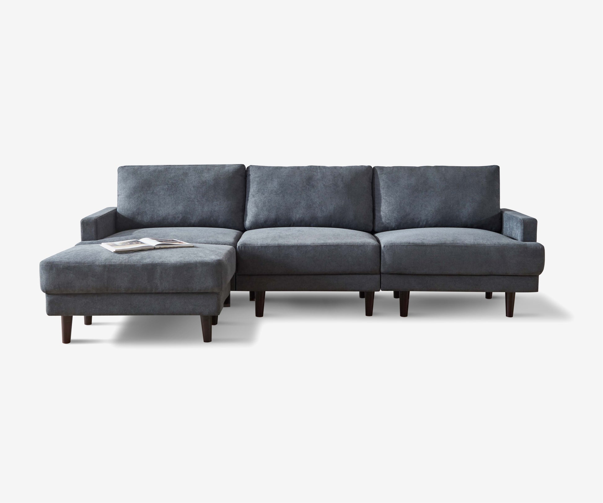 Mid Century Dark Living Room - The Essential 