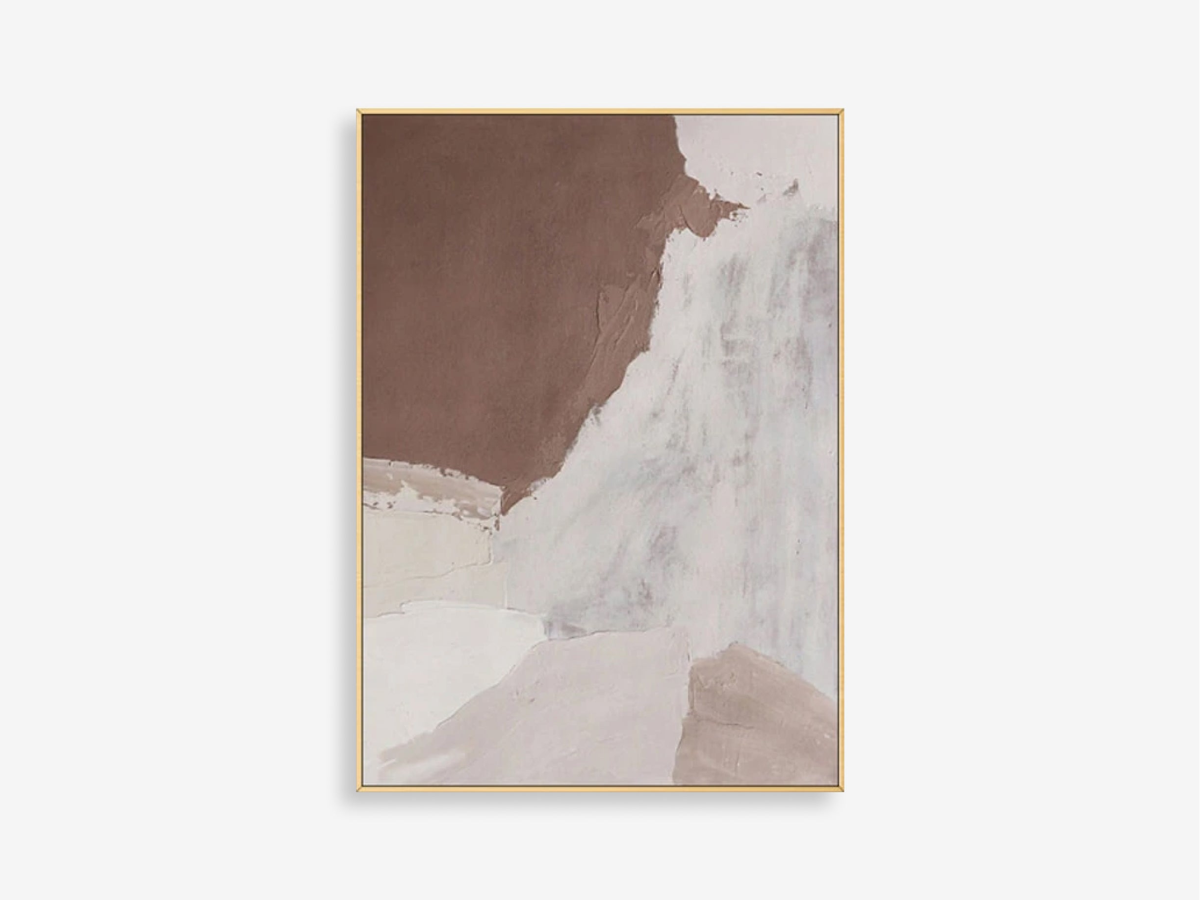 Taupe Textures Abstract Art - The Essential 