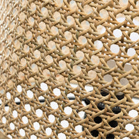 Rattan + Wood Lamp