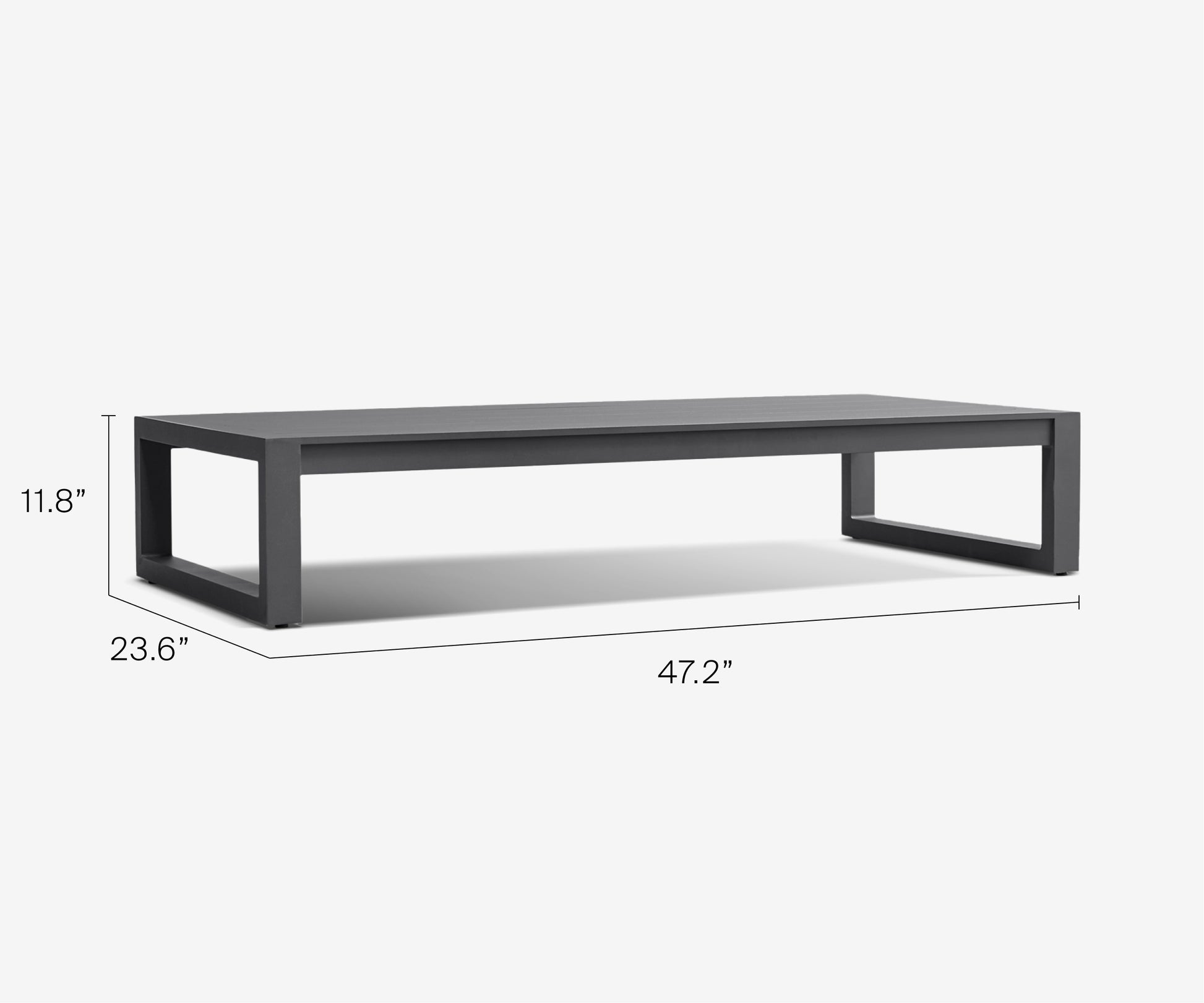 Aluminum Patio Coffee Table - The Essential 
