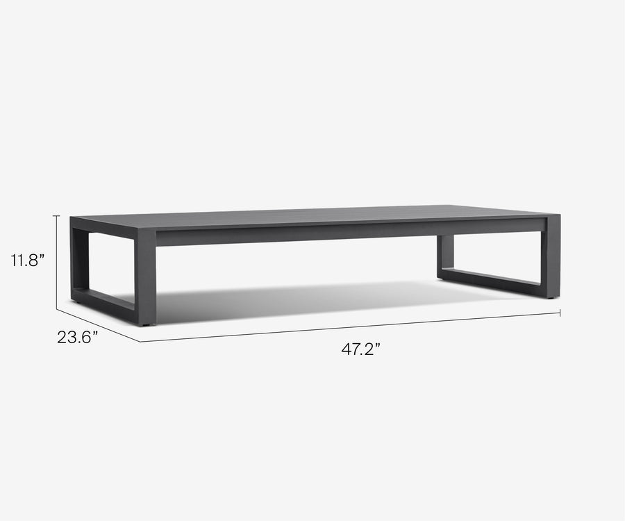 Aluminum Patio Coffee Table