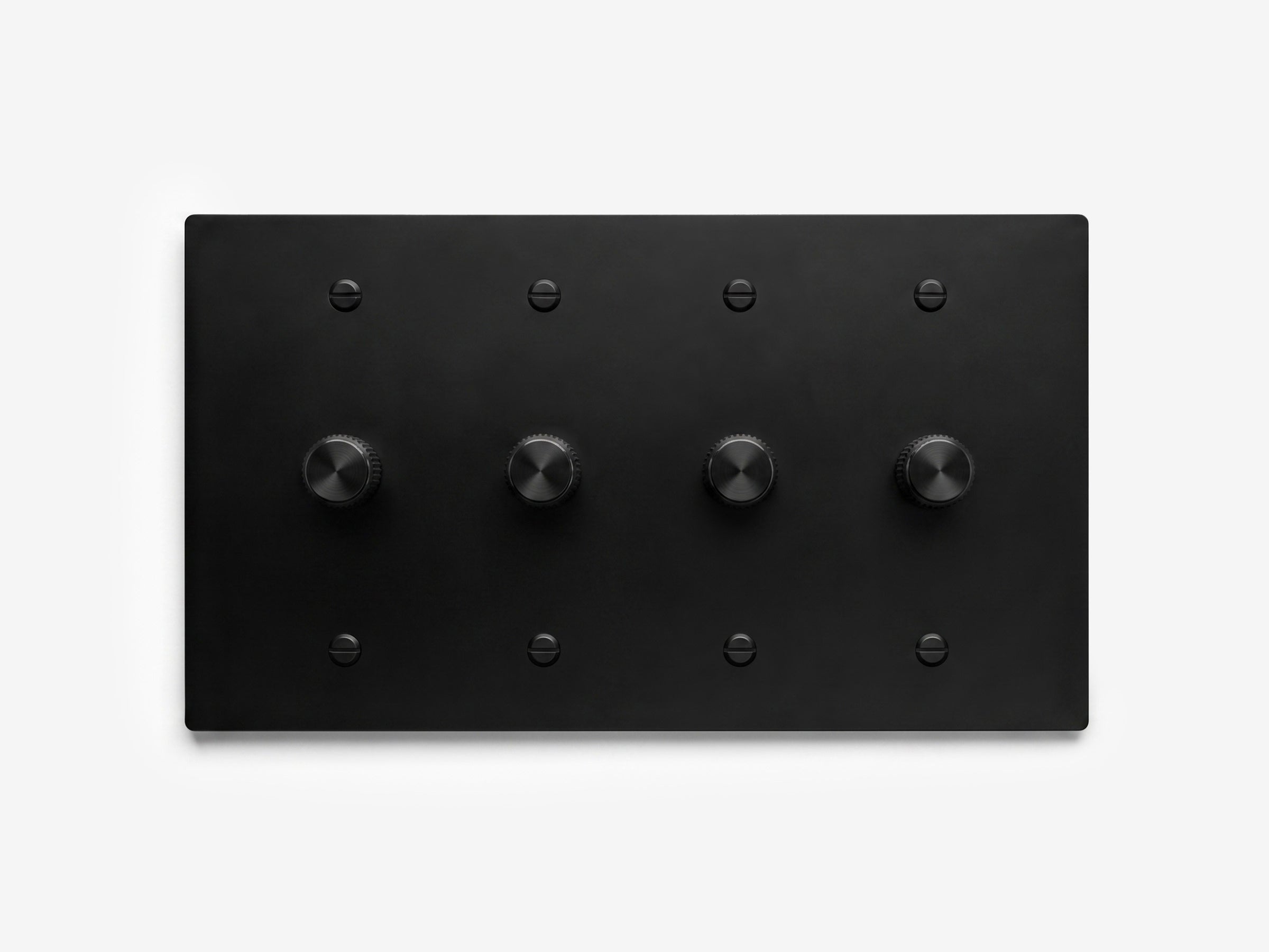 Stainless Steel Switch Plate - 4 Gang