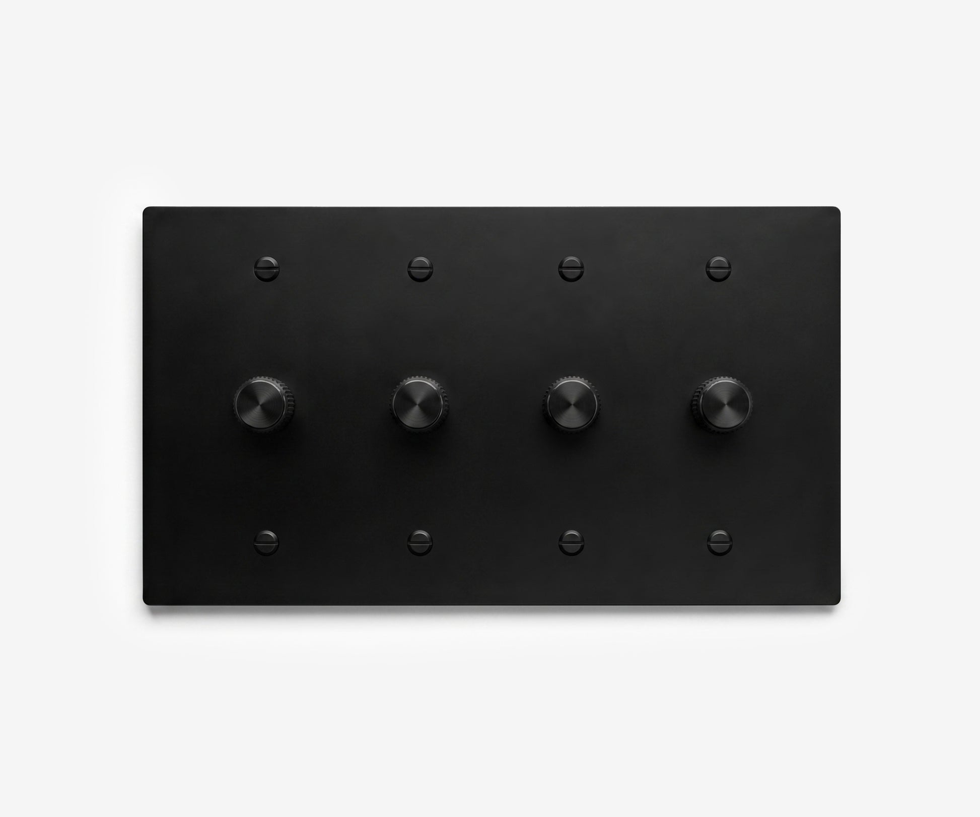 Stainless Steel Switch Plate - 4 Gang
