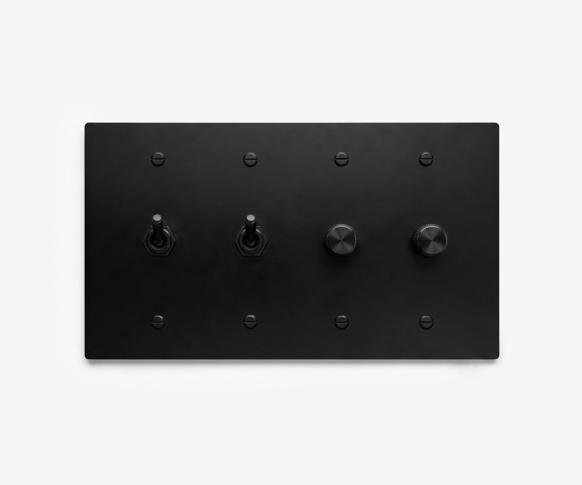 Stainless Steel Switch Plate - 4 Gang