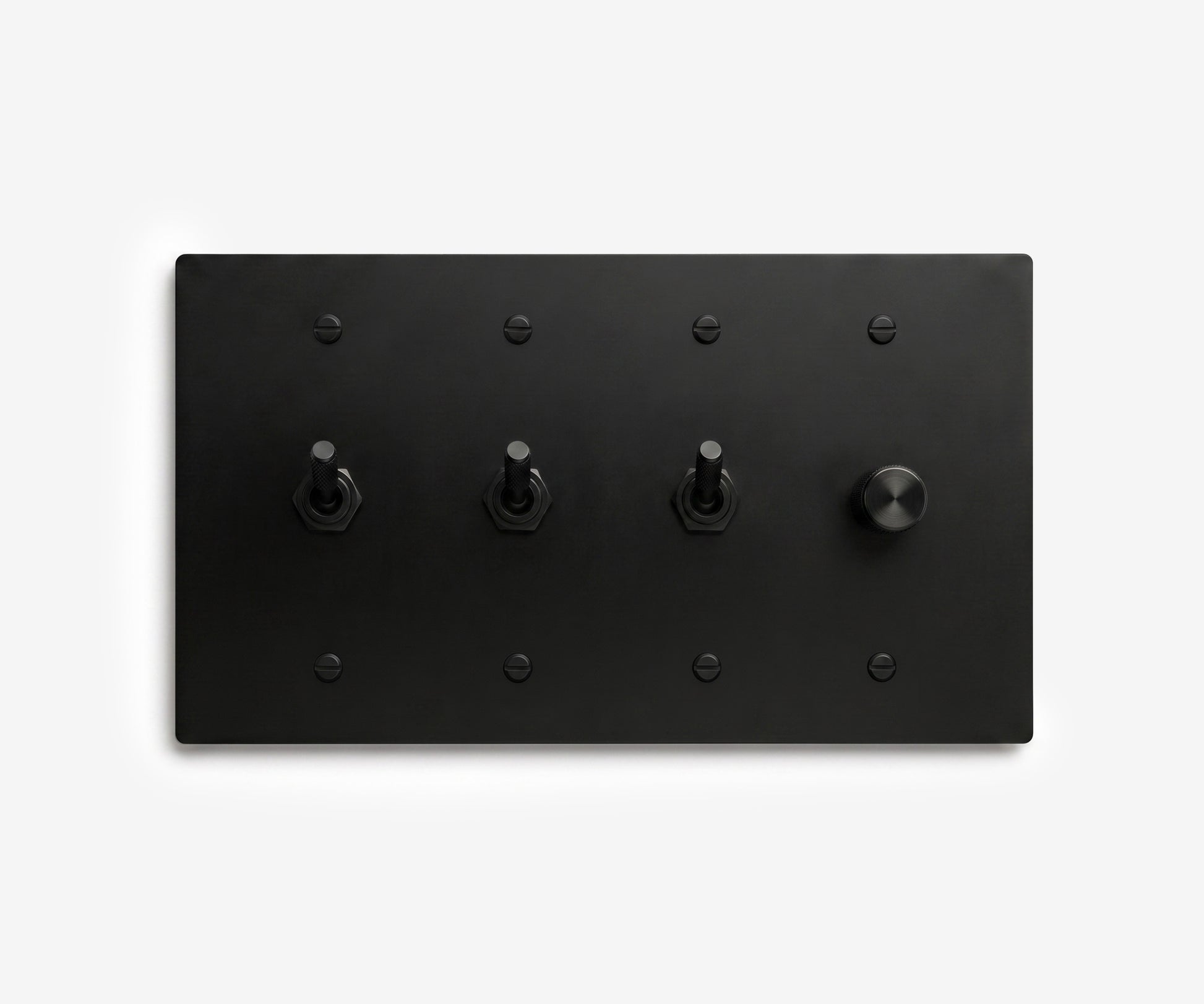 Stainless Steel Switch Plate - 4 Gang