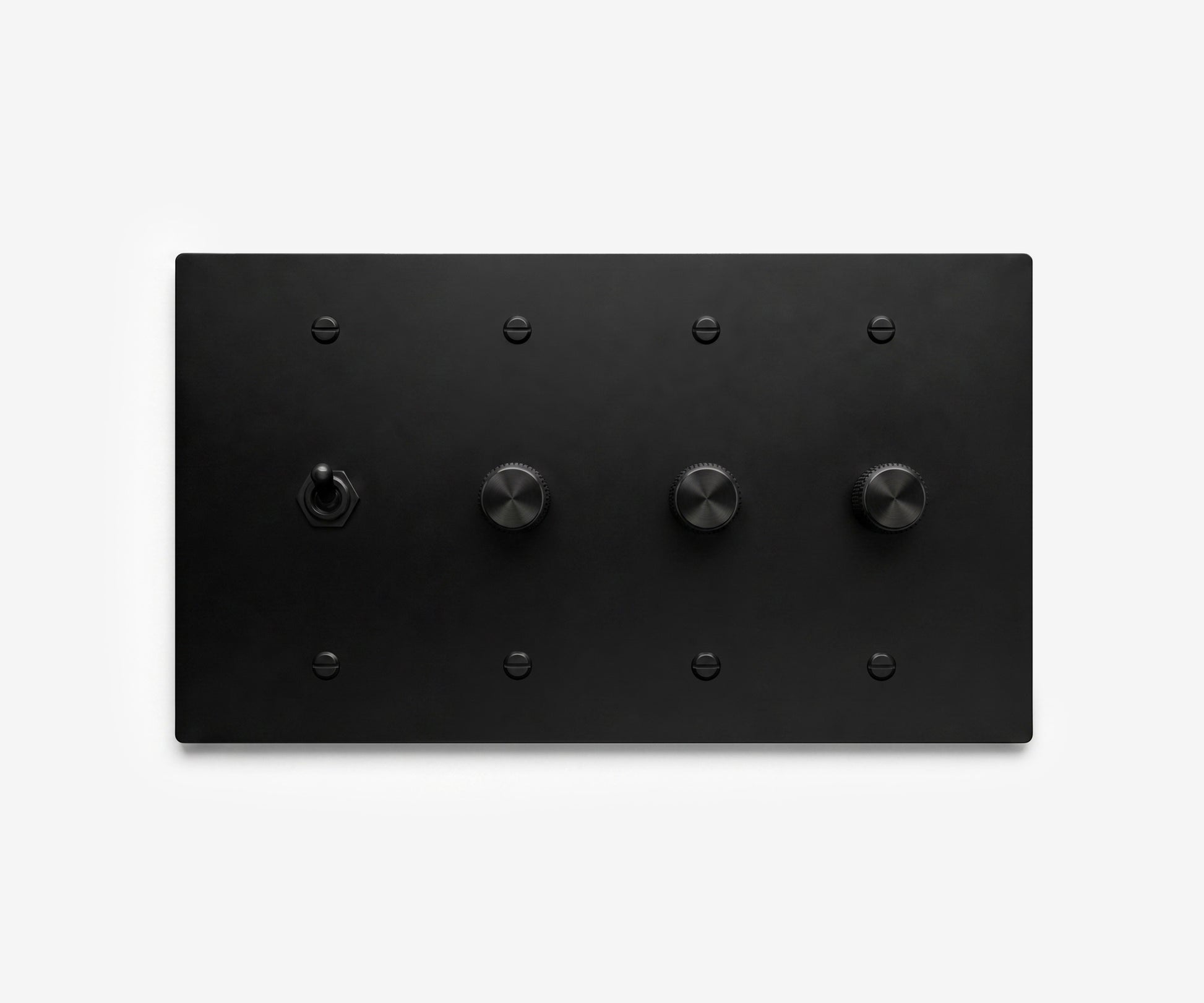 Stainless Steel Switch Plate - 4 Gang