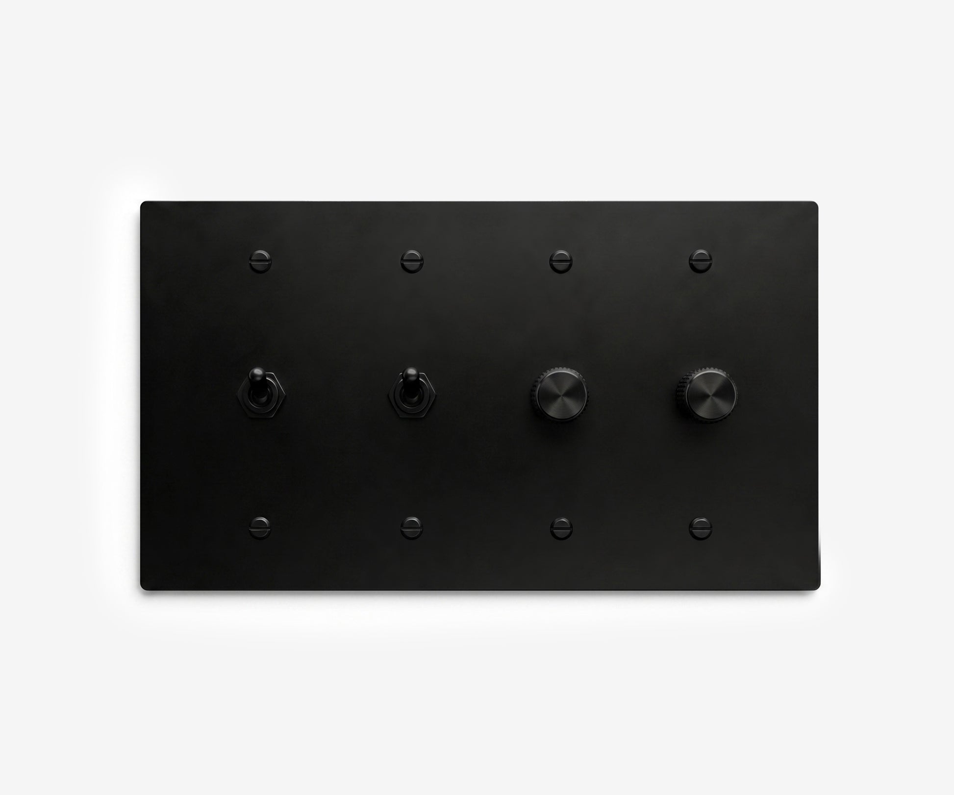 Stainless Steel Switch Plate - 4 Gang