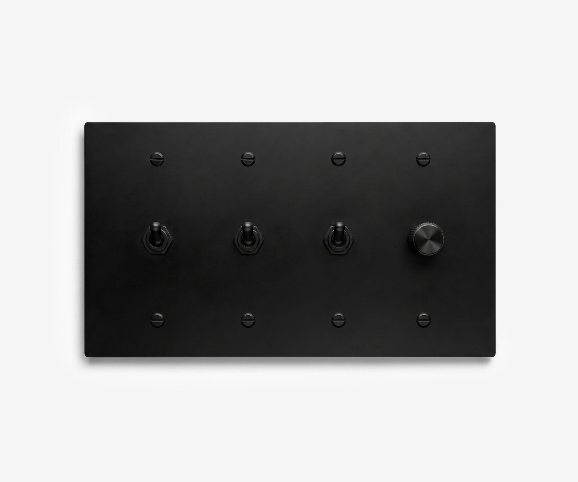 Stainless Steel Switch Plate - 4 Gang