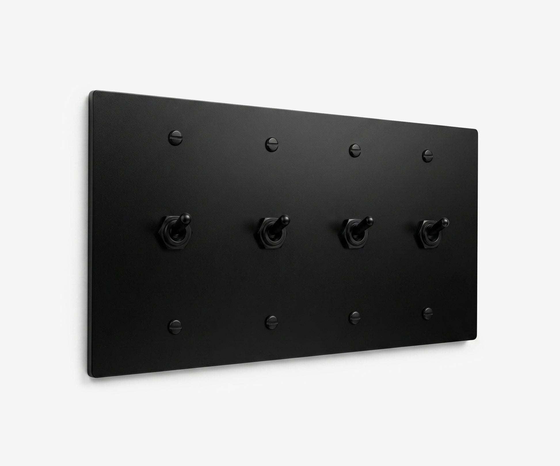 Stainless Steel Switch Plate - 4 Gang