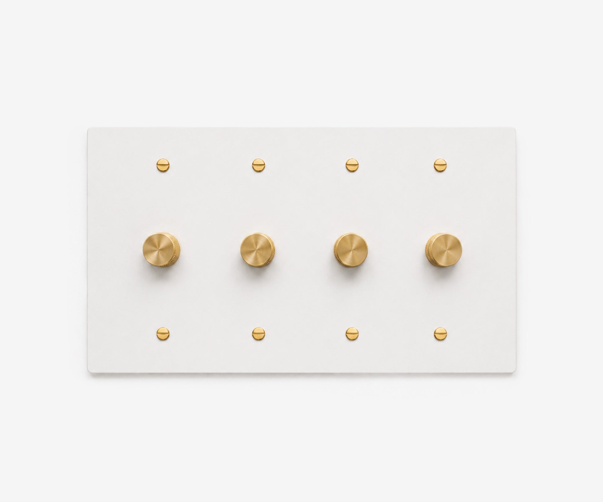 Stainless Steel Switch Plate - 4 Gang