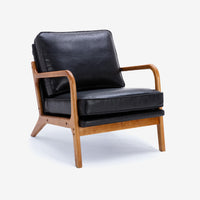 Faux Leather Armchair