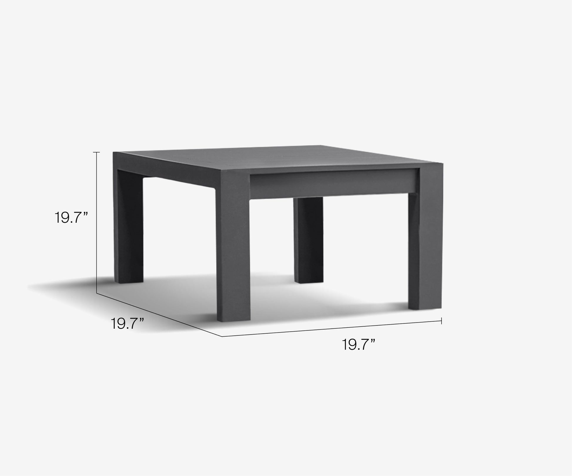 Aluminum Patio Side Table - The Essential 
