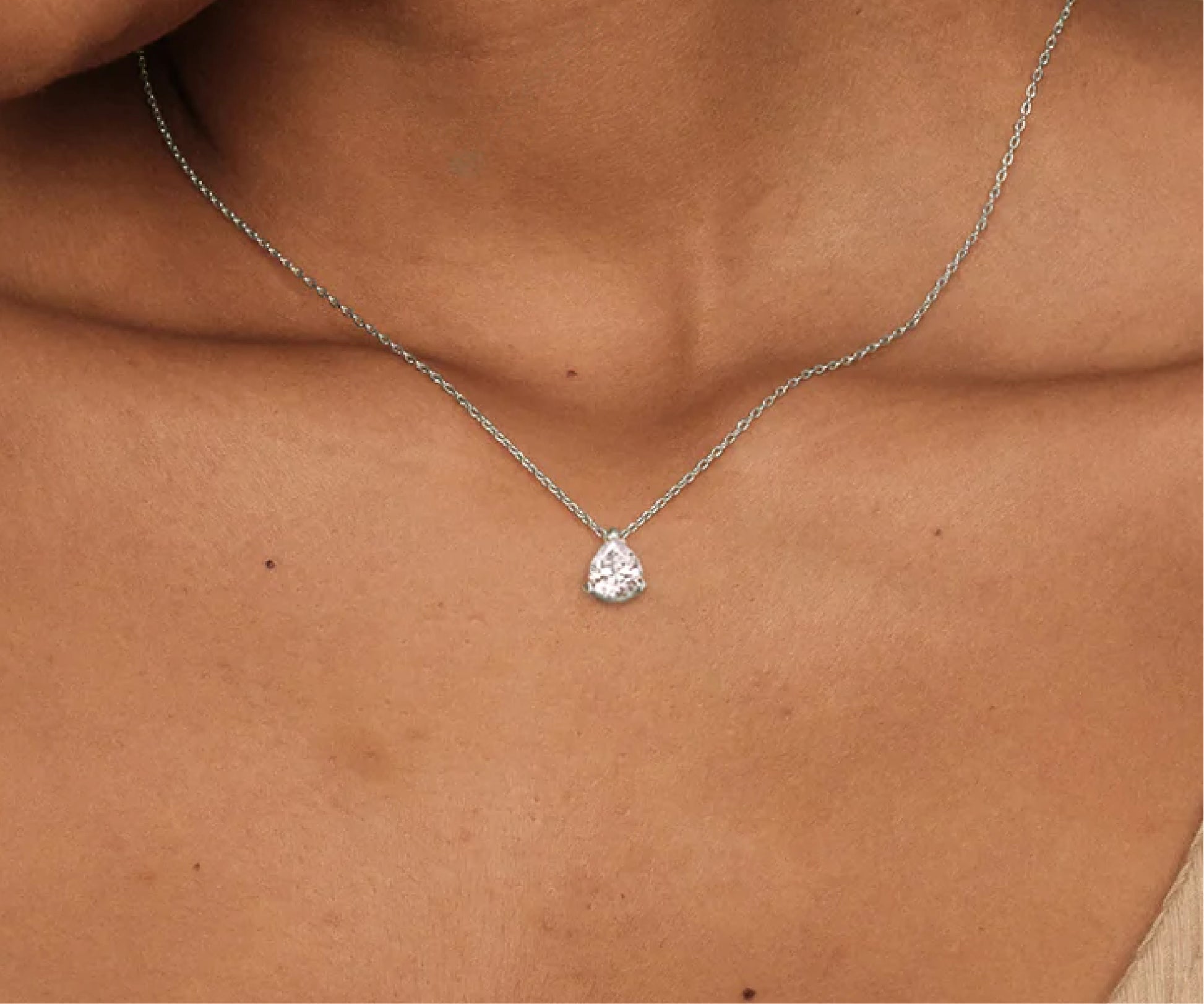Pear Cut Pendant Necklace - The Essential 