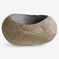 Carved River Stone Bowl