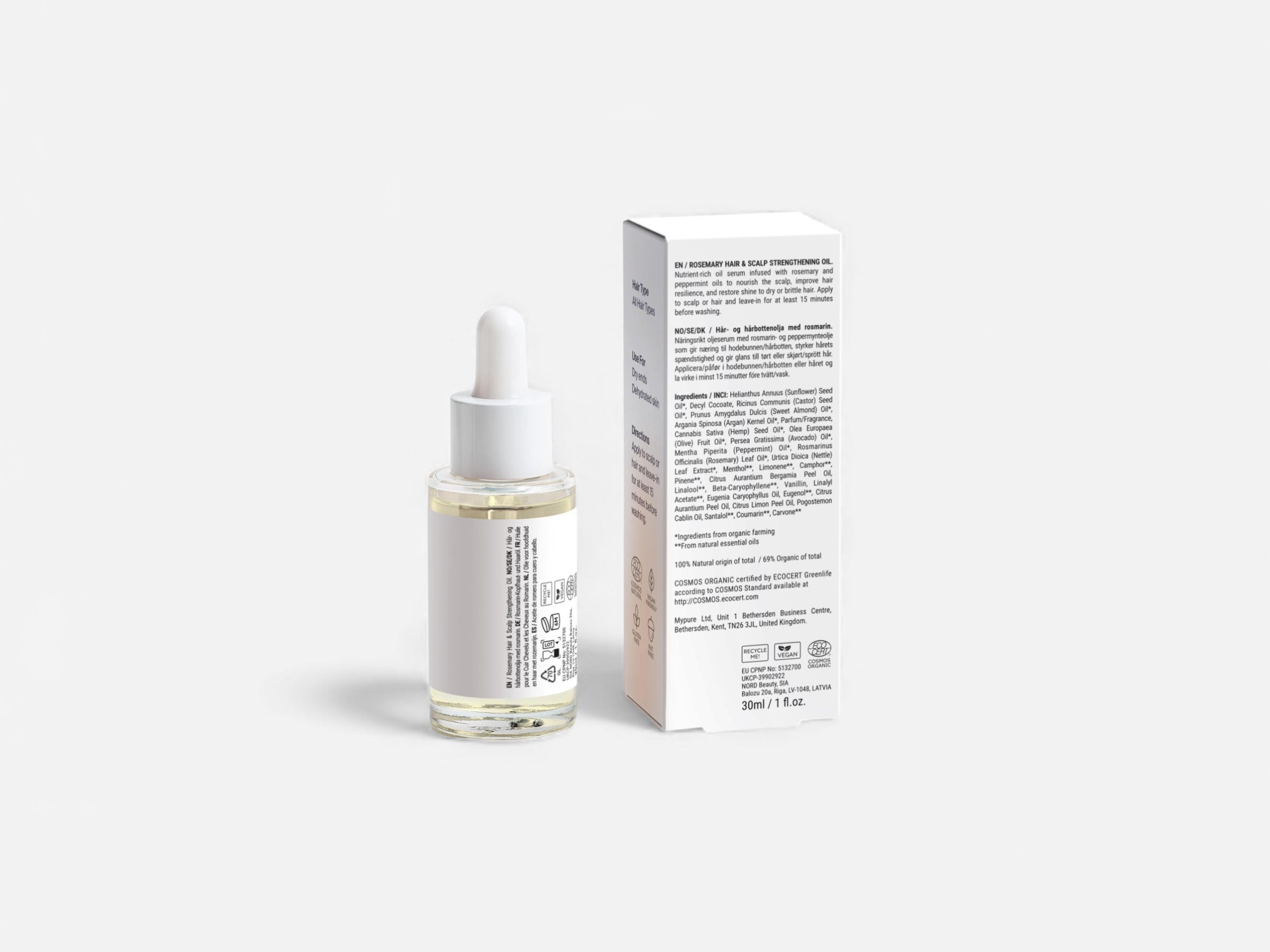 Rosemary Hair & Scalp Strengthening Oil - The Essential 