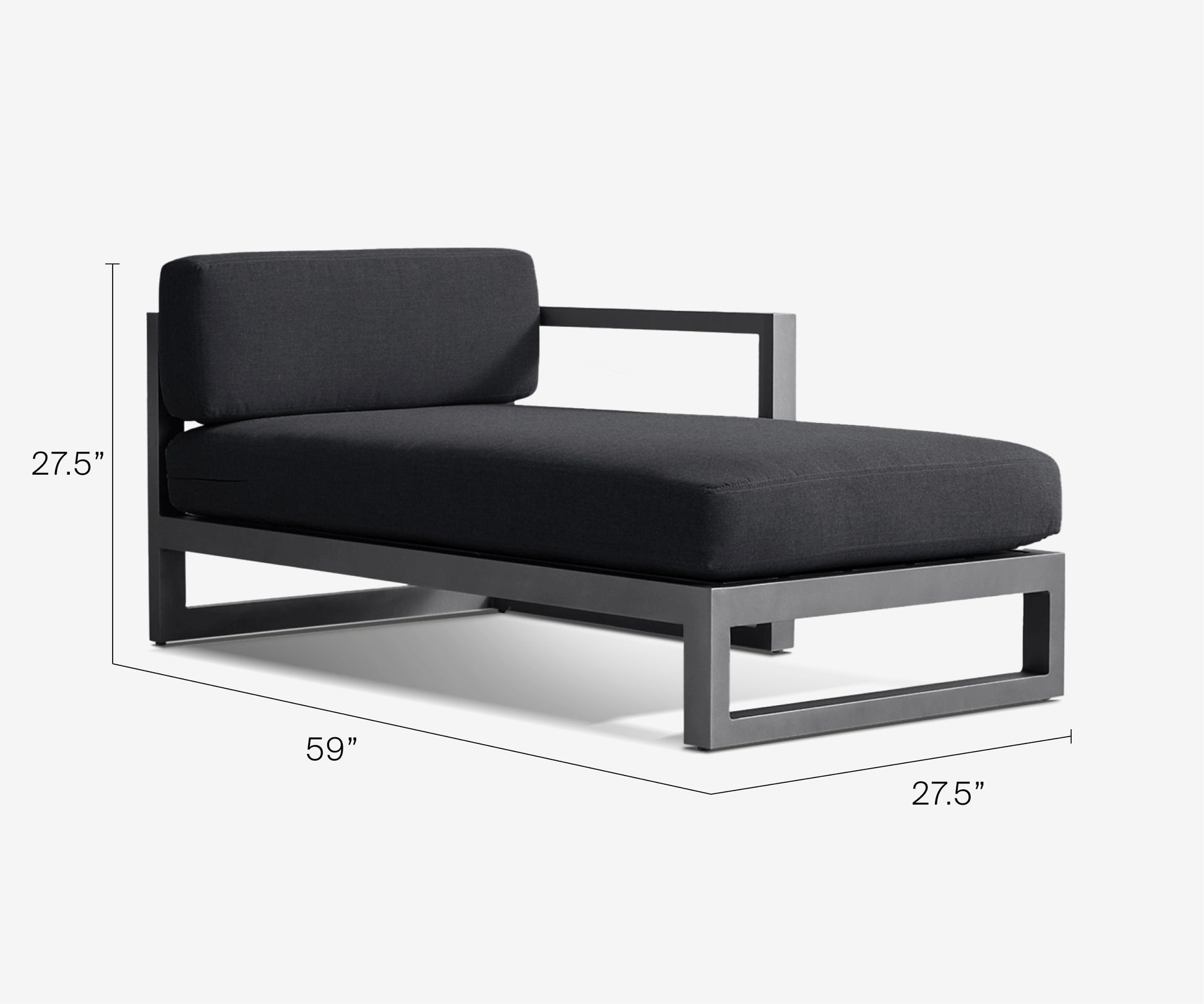 Aluminum Patio Chaise - The Essential 
