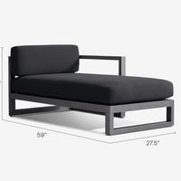 Aluminum Patio Chaise