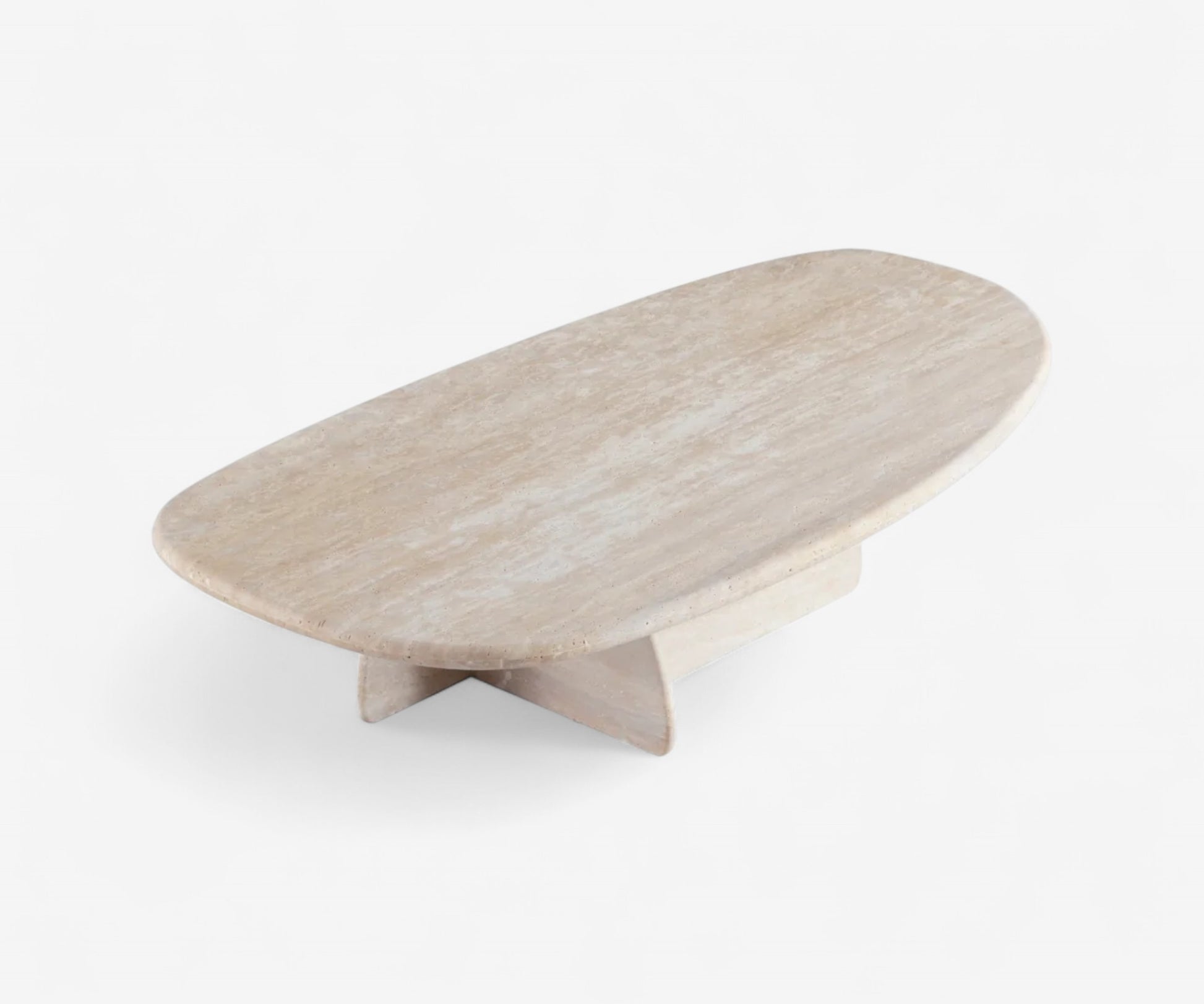 Arcus Travertine Coffee Table - The Essential 
