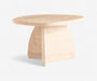 Arcus Travertine Side Table - The Essential 