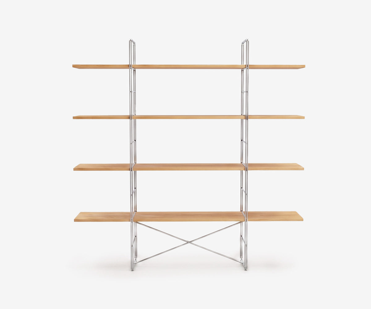 Arka Solid Wood Bookshelf