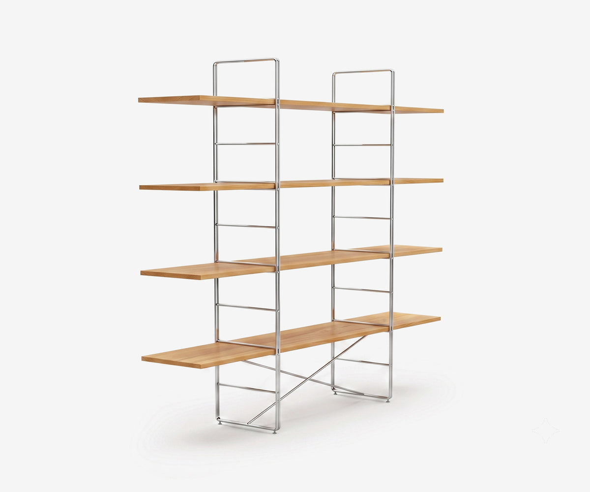 Arka Solid Wood Bookshelf