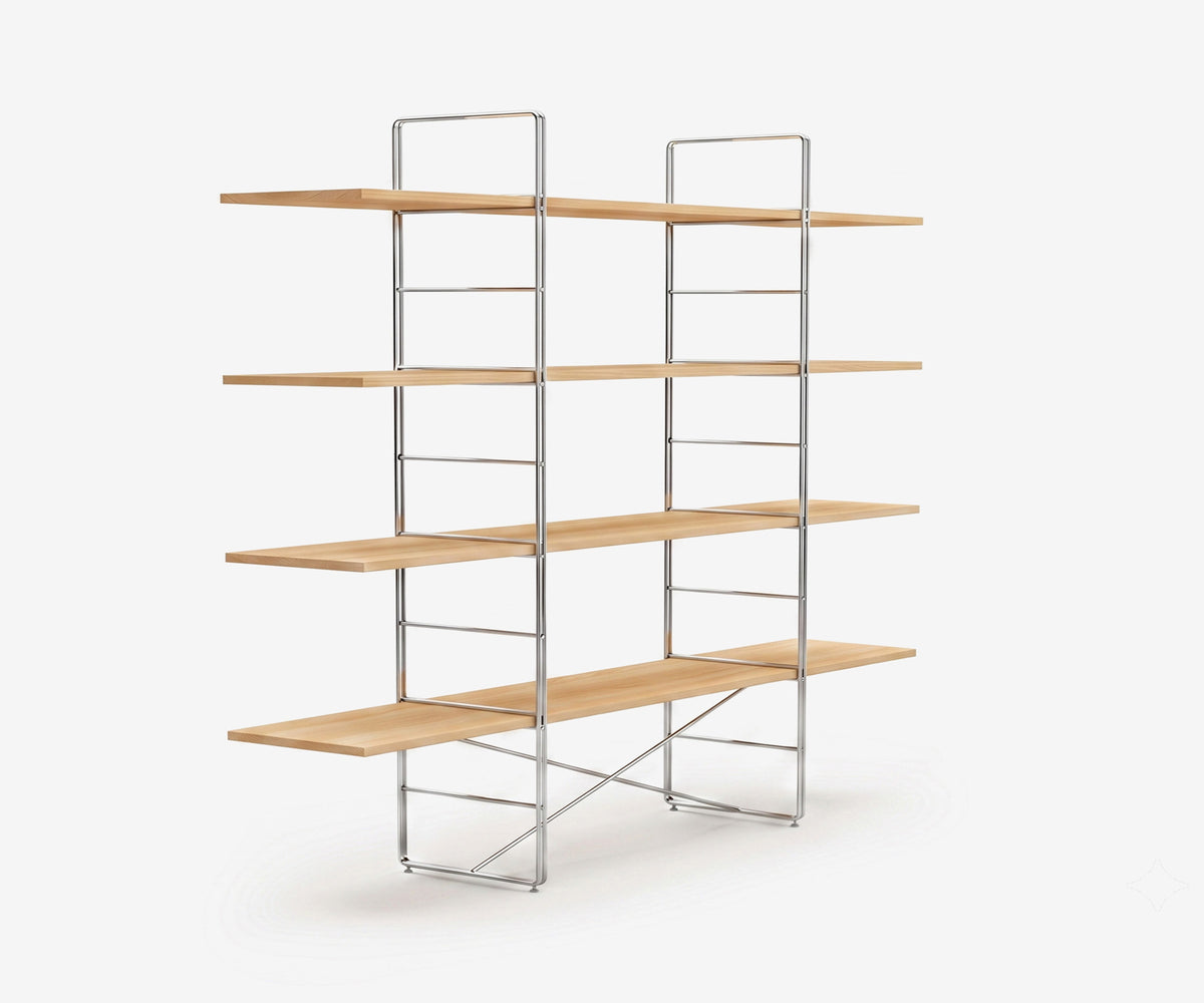 Arka Solid Wood Bookshelf