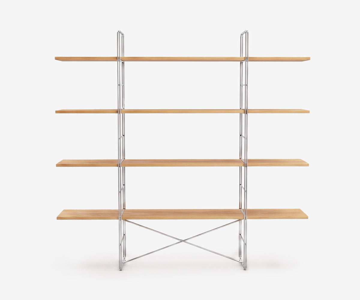 Arka Solid Wood Bookshelf