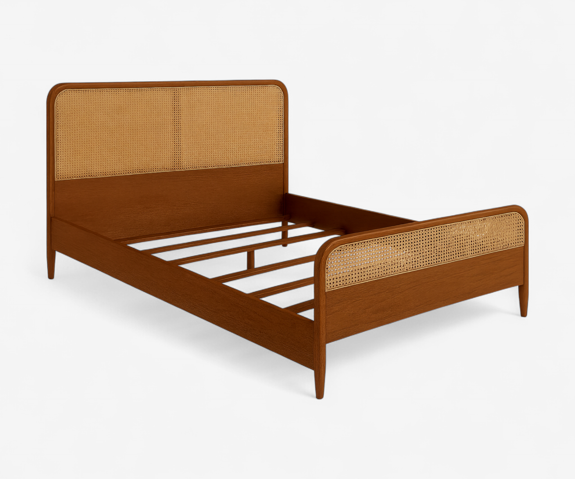 Rattan Woven Bed Frame - The Essential 