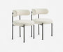 Boucle Dining Chair Set - The Essential 
