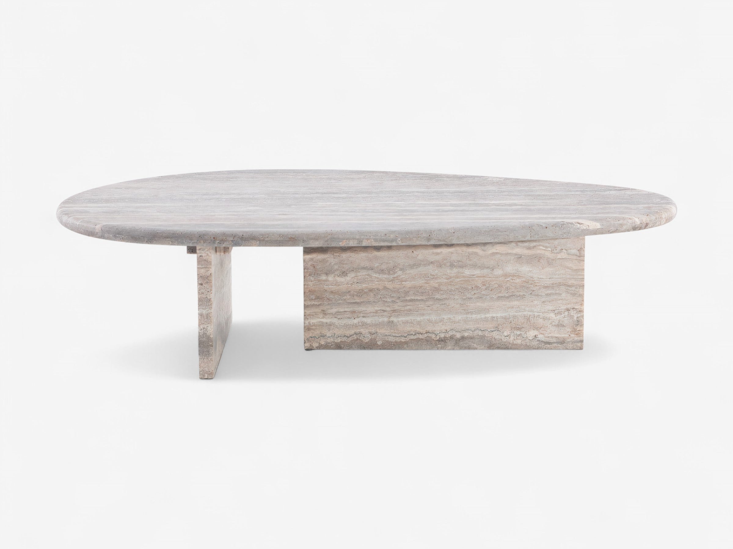 Cenere Travertine Coffee Table - The Essential 