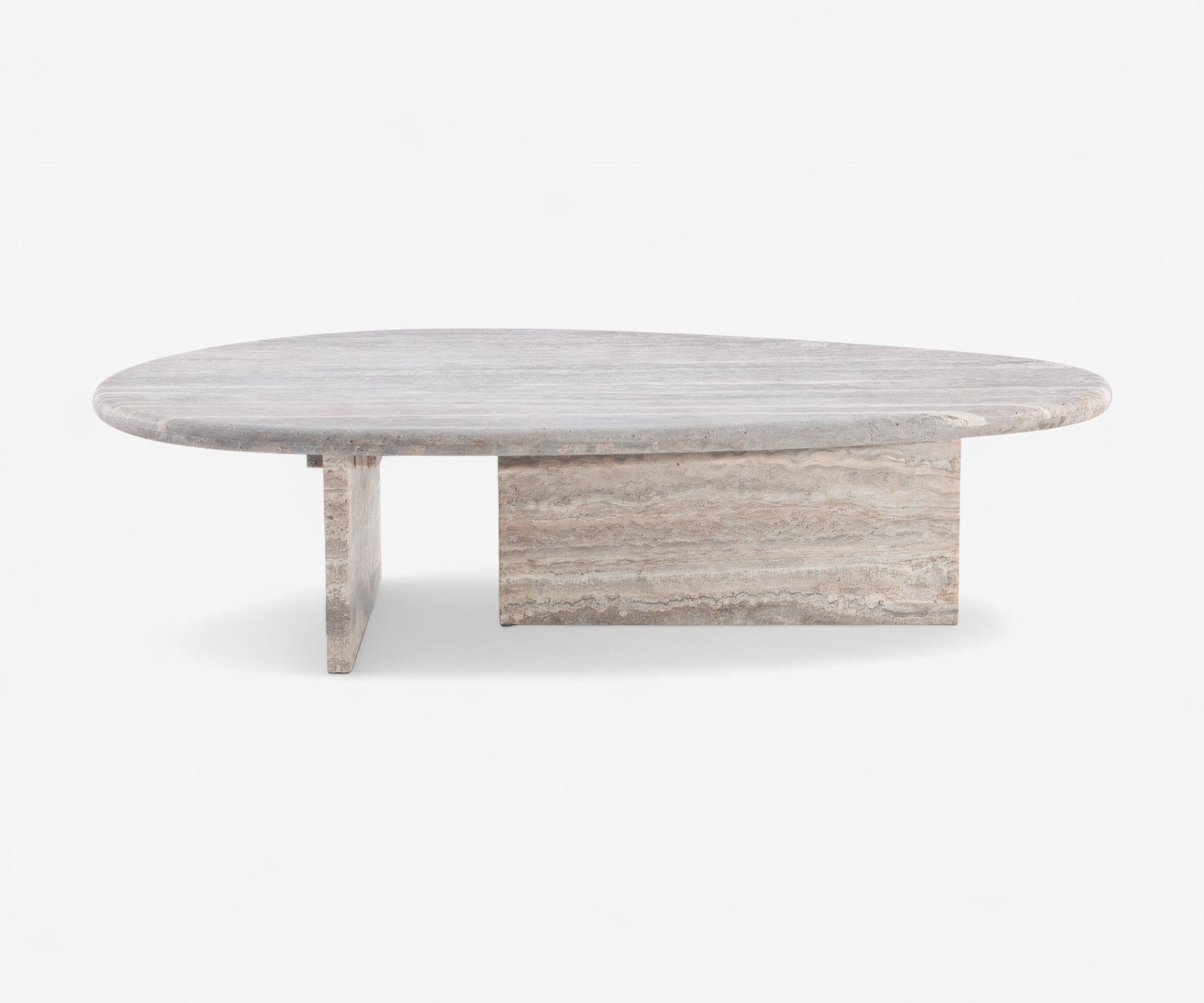 Cenere Travertine Coffee Table - The Essential 