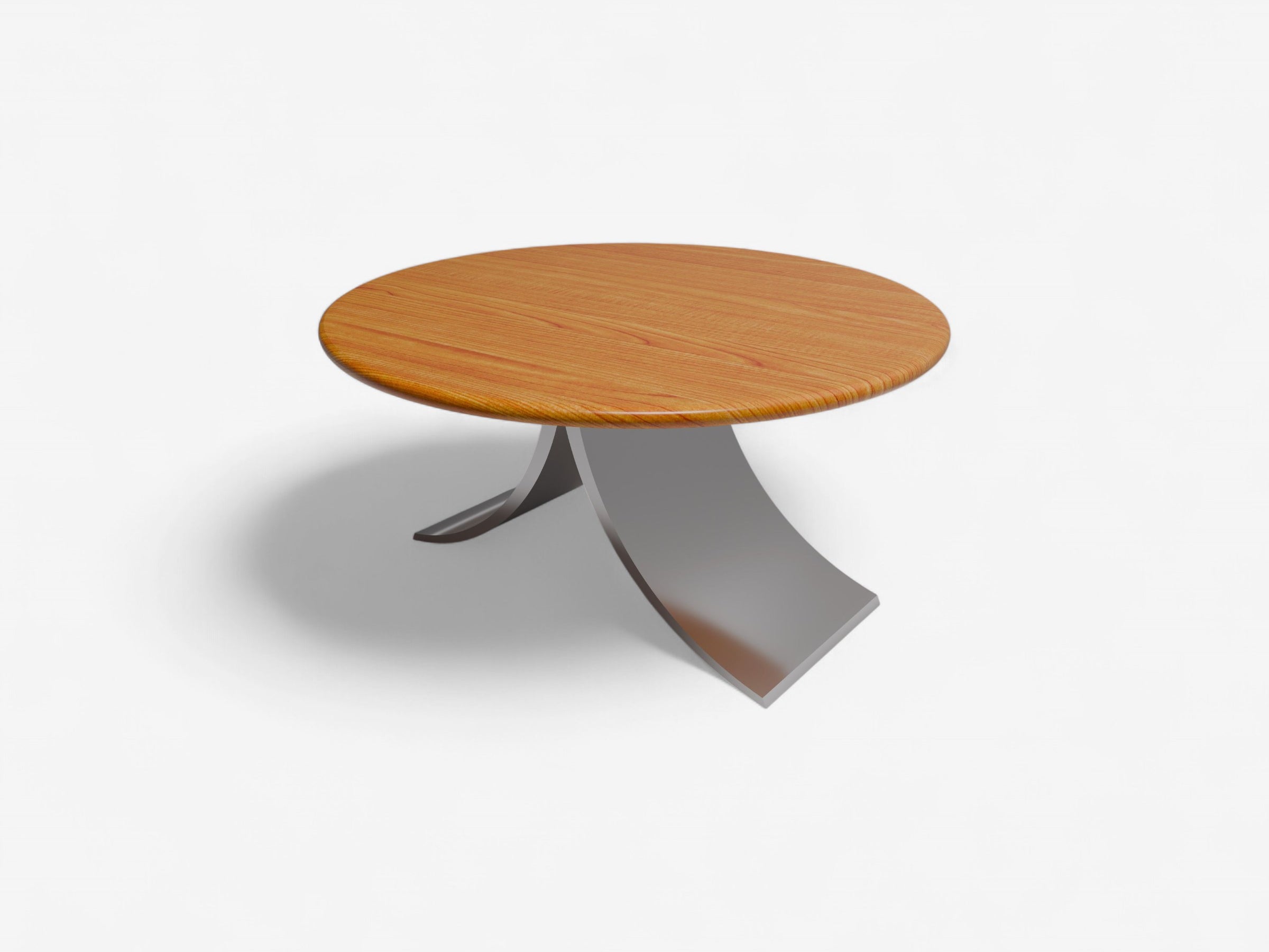 Cherry Metal Coffee Table