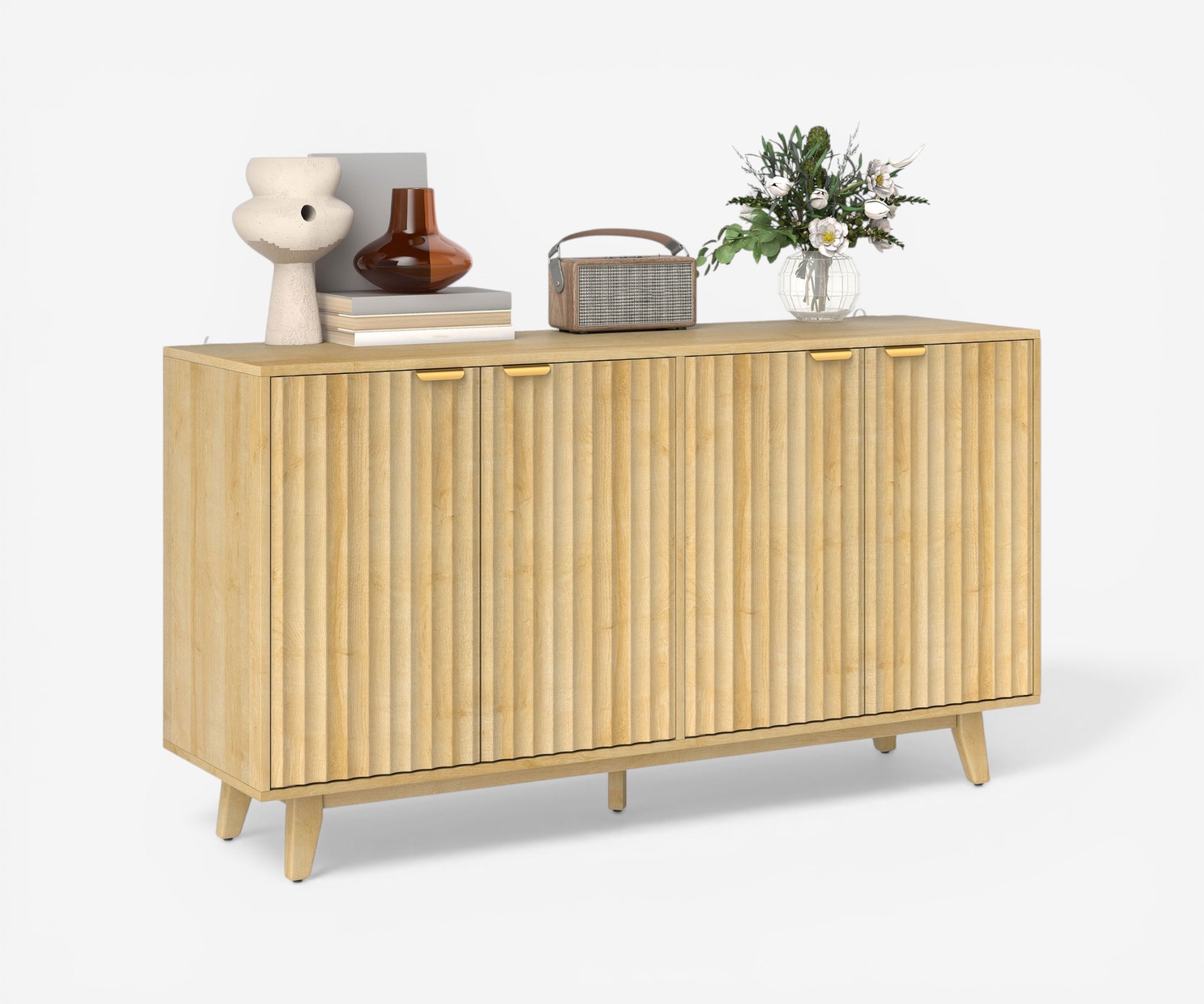 Rylan Fluted Sideboard - The Essential 