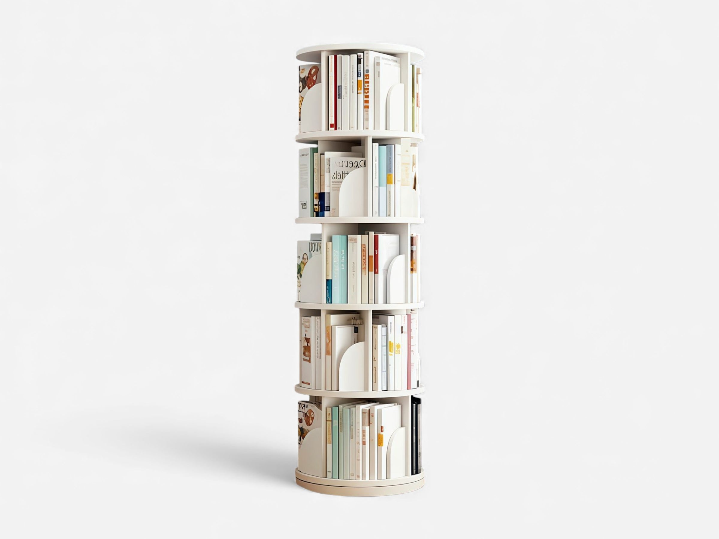 Scallop Rotating Bookshelf - The Essential 
