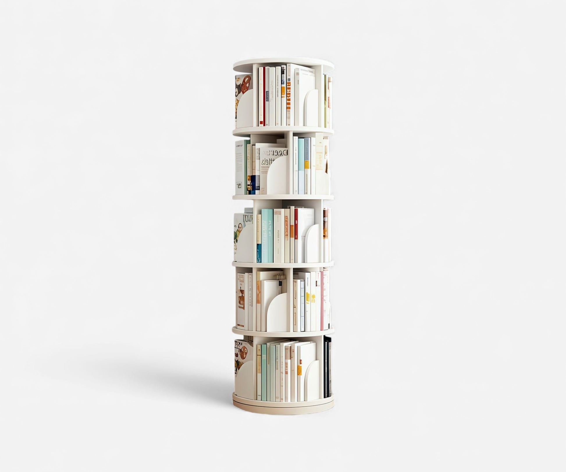 Scallop Rotating Bookshelf - The Essential 