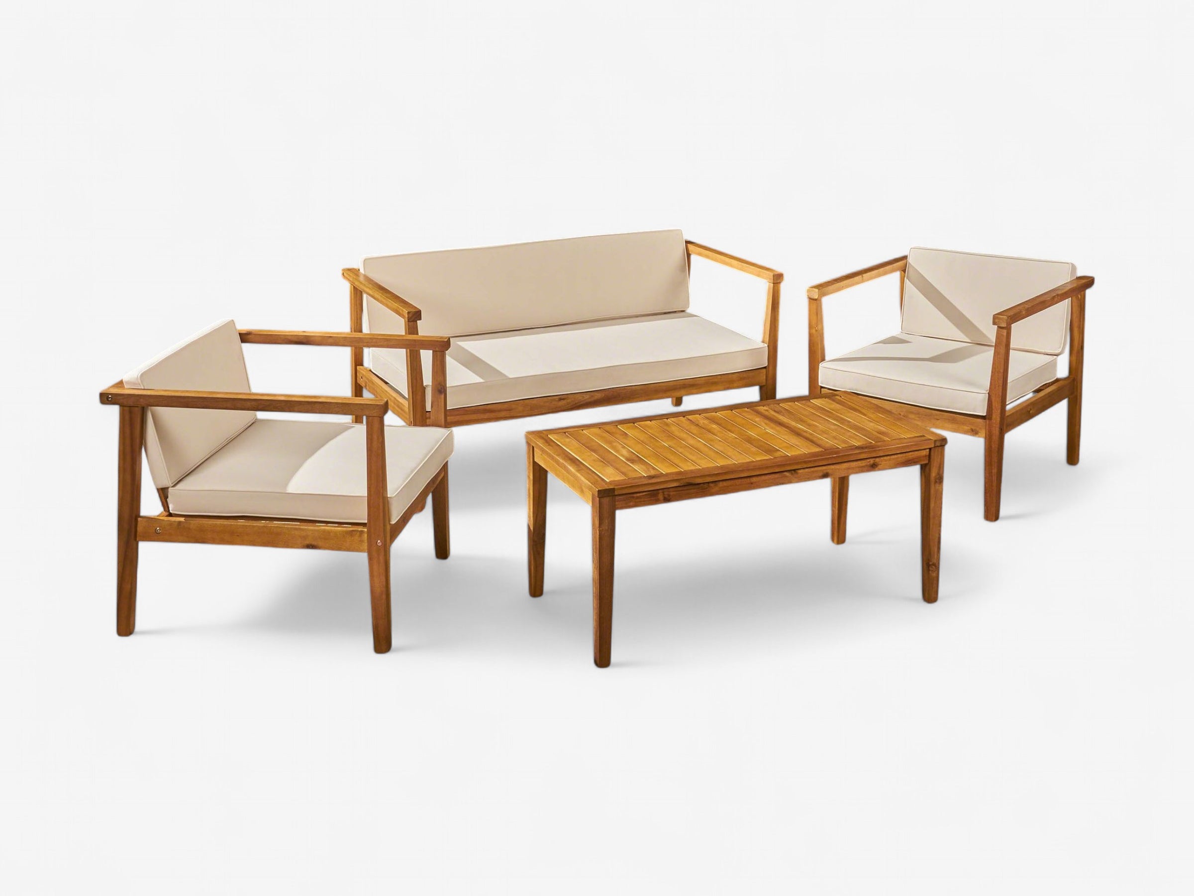 Acacia Loveseat + Club Chair Patio Set - The Essential 