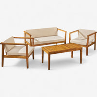 Acacia Loveseat + Club Chair Patio Set