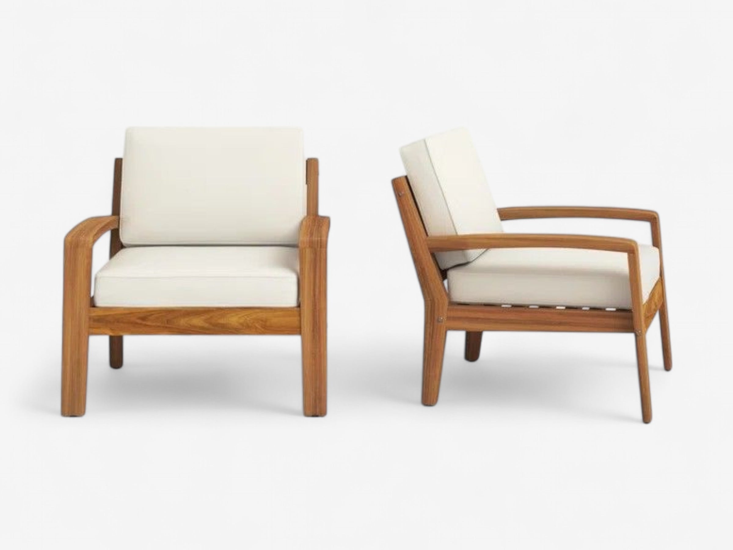 Solid Acacia Patio Club Chair - The Essential 