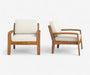 Solid Acacia Patio Club Chair - The Essential 