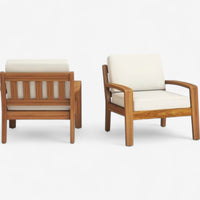 Solid Acacia Patio Club Chair
