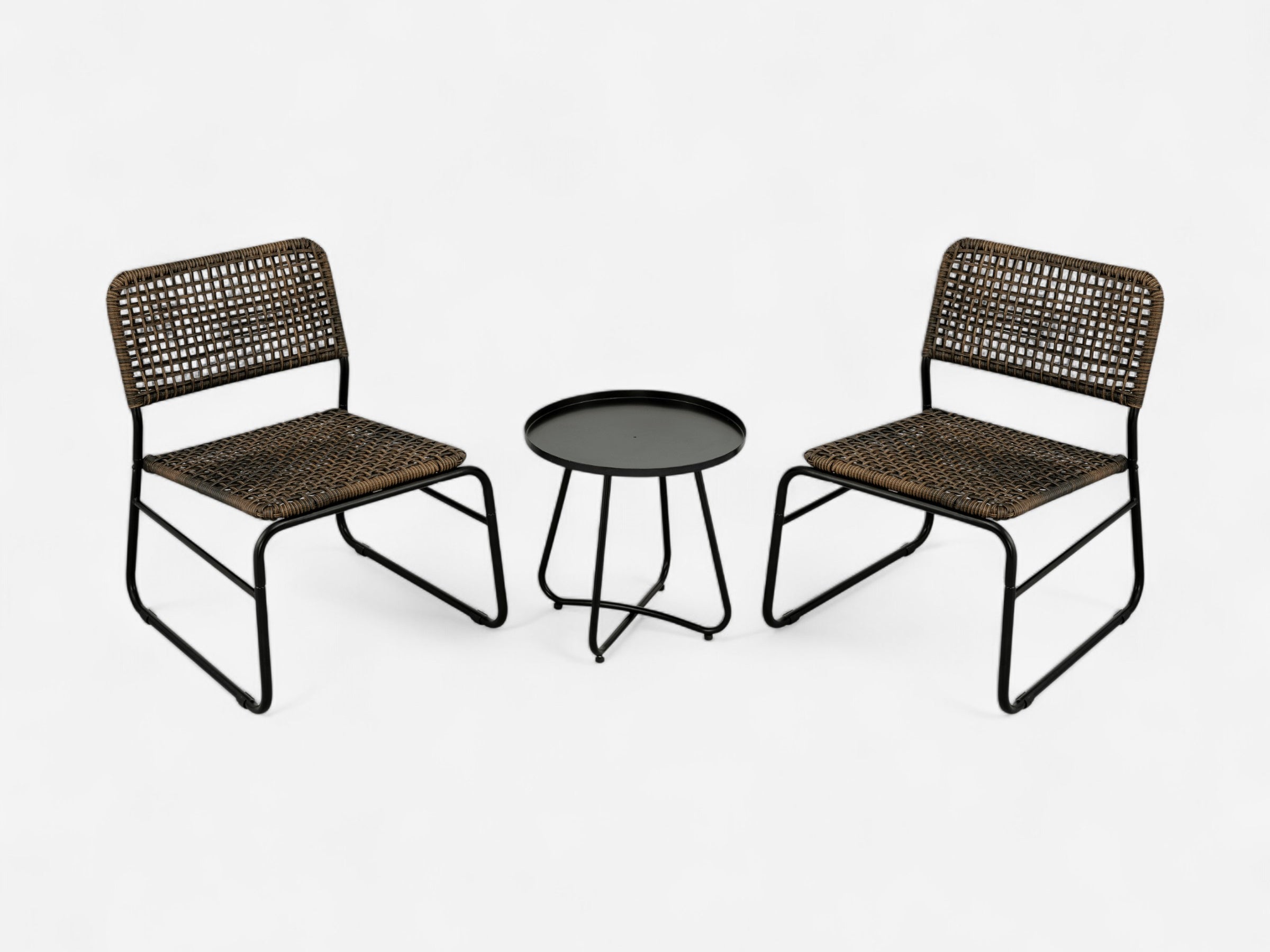 Low-Back Rattan Patio Set - The Essential 