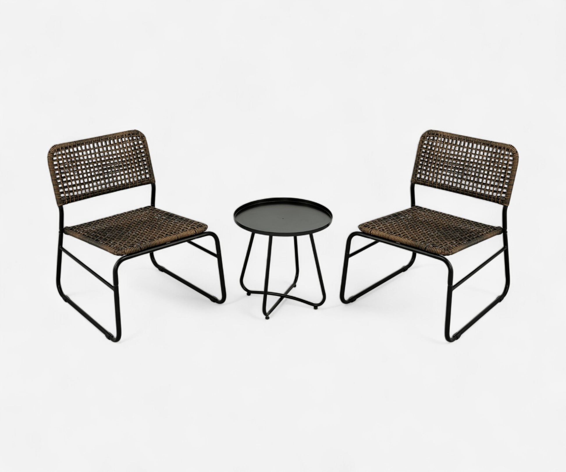 Low-Back Rattan Patio Set - The Essential 