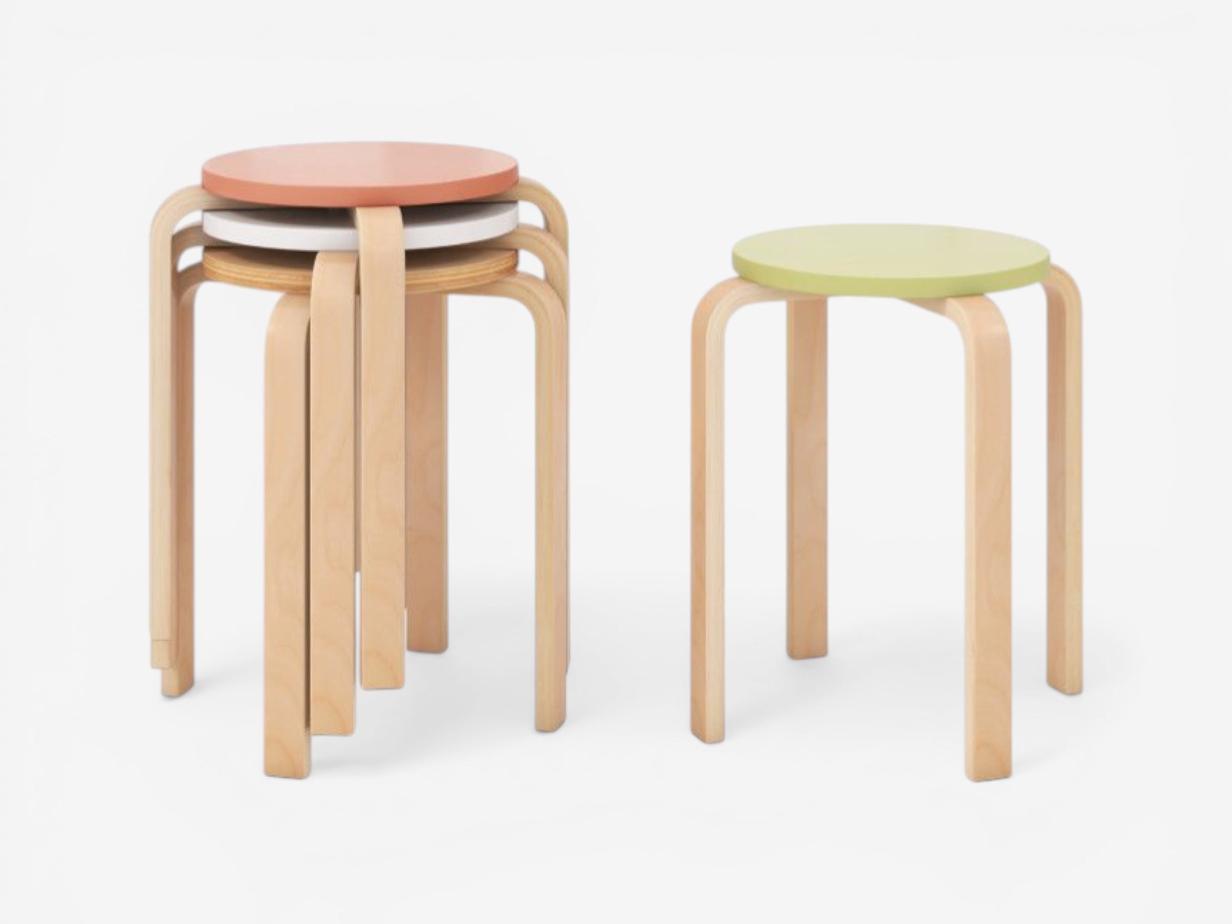 Arlo Bentwood Stool Set - The Essential 