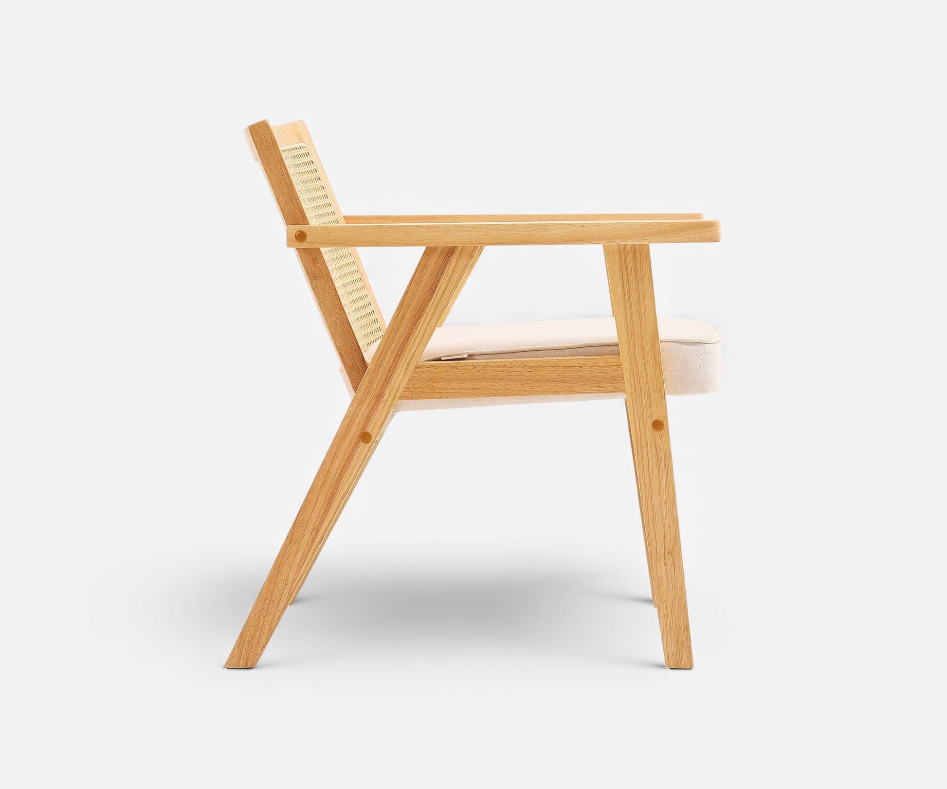 Midcentury Caned Rattan Chair - The Essential 